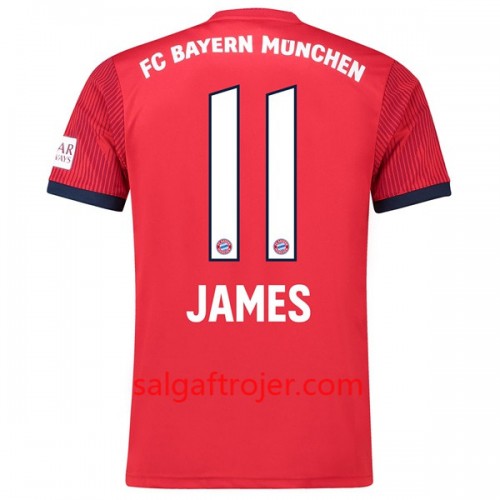 FC Bayern München Fodboldtrøjer James 11 Hjemmebanesæt 2018/19 Kort ærmer FC Bayern München Fodboldtrøjer James 11 Hjemmebanesæt 2018/19 Kort ærmer